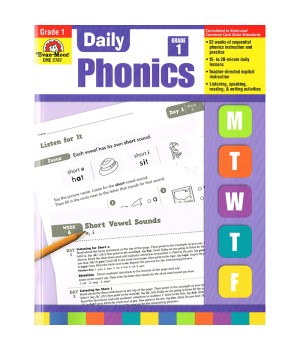 Daily Phonics Book, Teacher's Edition, Grade 1