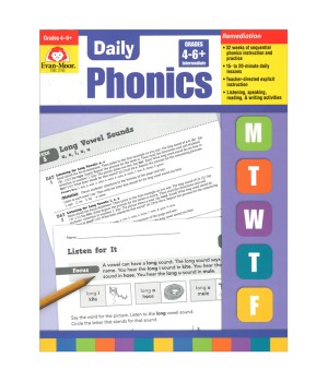 Daily Phonics Book, Teacher's Edition, Grade 4-6