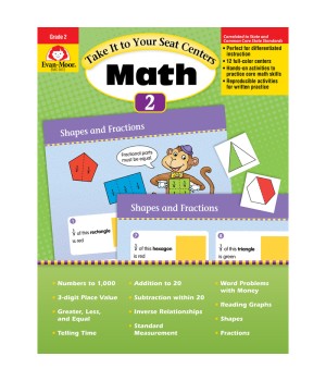 Take It to Your Seat Math Centers Book, Grade 2