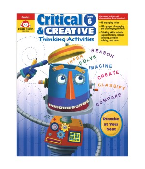 Critical and Creative Thinking Activities Book, Grade 6+