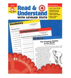 Read and Understand with Leveled Text Book, Grade 4