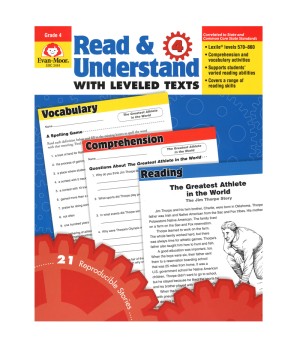 Read and Understand with Leveled Text Book, Grade 4