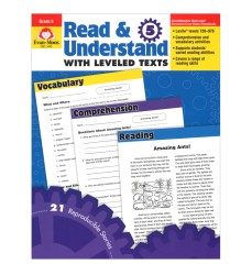 Read and Understand with Leveled Text Book, Grade 5