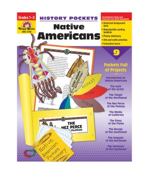 History Pockets, Native Americans, Teacher Reproducibles, Grades 1-3