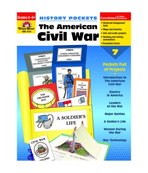 History Pockets: The American Civil War Book, Teacher Resource, Grades 4-6