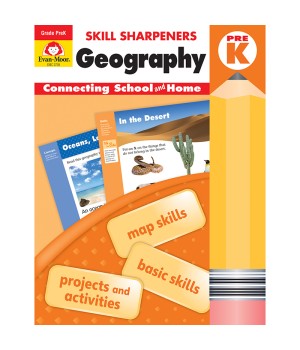 Skill Sharpeners: Geography, Grade PreK - Activity Book