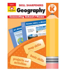 Skill Sharpeners: Geography, Grade K - Activity Book