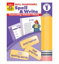 Skill Sharpeners Spell & Write Book, Grade 1