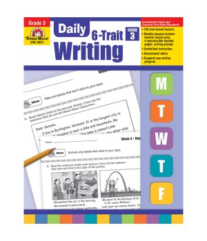 Daily 6-Trait Writing Book, Grade 3