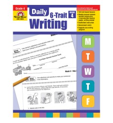 Daily 6-Trait Writing Book, Grade 4