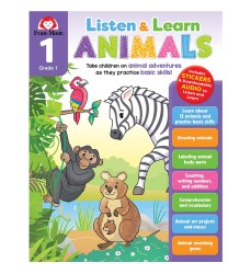 Listen and Learn Animals, Grade 1
