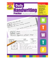 Daily Handwriting Practice Book: Traditional Cursive
