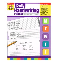 Daily Handwriting Practice Book: Contemporary Cursive