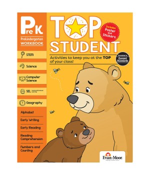 Top Student Activity Book, Grade PreK