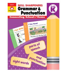 Skill Sharpeners: Grammar & Punctuation Activity Book, Grade K