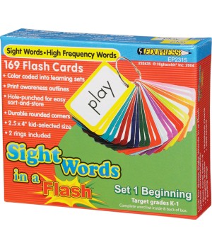 Sight Words in a Flash Learning System: Set 1, Beginning