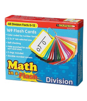 Math in a Flash Cards: Division