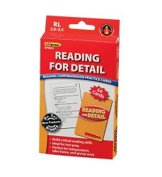 Reading for Detail Practice Cards Red Level, Levels 2.0-3.5
