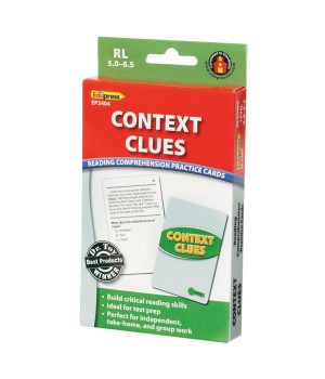 Context Clues Practice Cards, Levels 5.0-6.5