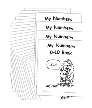 My Own Books: My Numbers 0-10 Book, 25-Pack