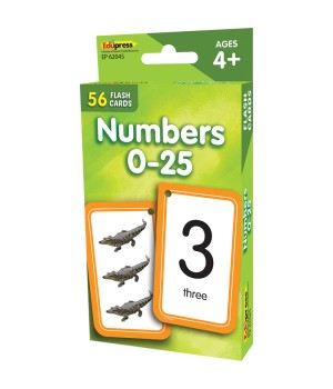 Numbers 0-25 Flash Cards