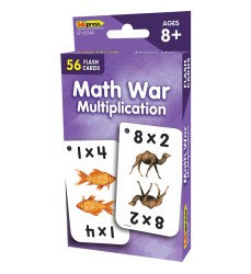 Math War (Multiplication) Flash Cards