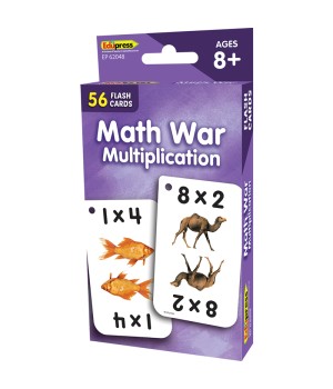 Math War (Multiplication) Flash Cards