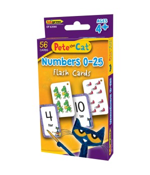 Pete the Cat® Numbers 0-25 Flash Cards