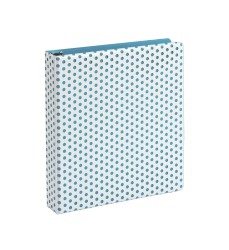 Punch Pop Binder, 1.5" Round Rings, Holds 350 Sheets, Teal