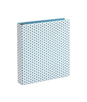 Punch Pop Binder, 1.5" Round Rings, Holds 350 Sheets, Teal