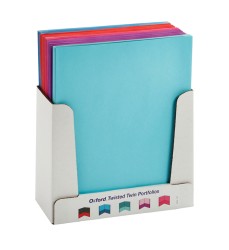 Twisted Twin Pocket Folders, Letter Size, Assorted, Each