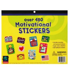 Jumbo Motivational Sticker Book, 480 Stickers