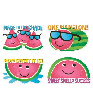 Jumbo Scented Stickers, Watermelon, Pack of 12