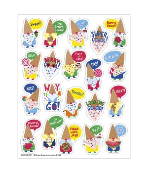 Dessert Gnomes Candy Scented Stickers, Pack of 80