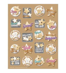 Star Cookies Sugar Cookie Scented Stickers, Pack of 80