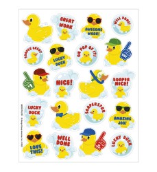 Rubber Duckies Bubblebath Scented Stickers, Pack of 80