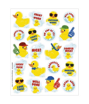 Rubber Duckies Bubblebath Scented Stickers, Pack of 80