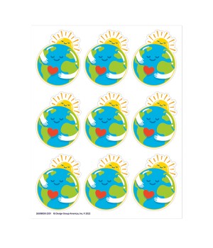 Earth Giant Stickers, Pack of 36