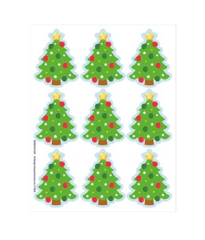 Christmas Tree Giant Stickers, Pack of 36