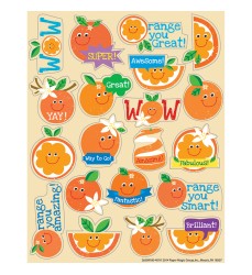 Orange Scented Stickers, Pack of 80