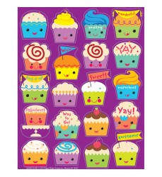 Cupcake Scented Stickers, Pack of 80