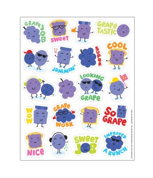 Grape Scented Stickers, Pack of 80