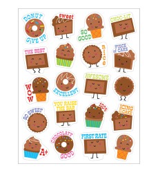 Chocolate Scented Stickers, Pack of 80