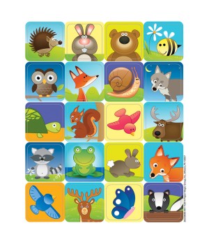 Woodland Creatures Theme Stickers, Pack of 120