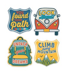 Adventurer Sticker Badges Stickers, Pack of 40