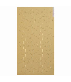 Presto-Stick Foil Star Stickers, 1/2", Gold, Pack of 250