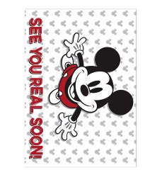 Mickey Mouse® Throwback See You Real Soon Teacher Cards, Pack of 36