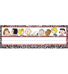 Peanuts® Classic Characters Self-Adhesive Name Plates, Pack of 36