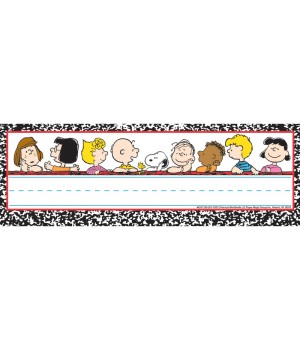 Peanuts® Classic Characters Self-Adhesive Name Plates, Pack of 36