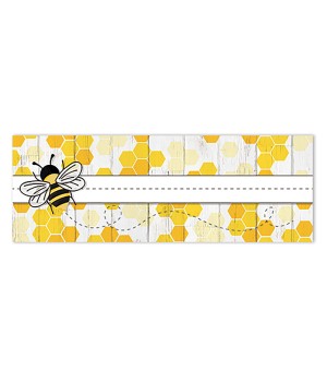 The Hive Self-Adhesive Name Plates, Pack of 36